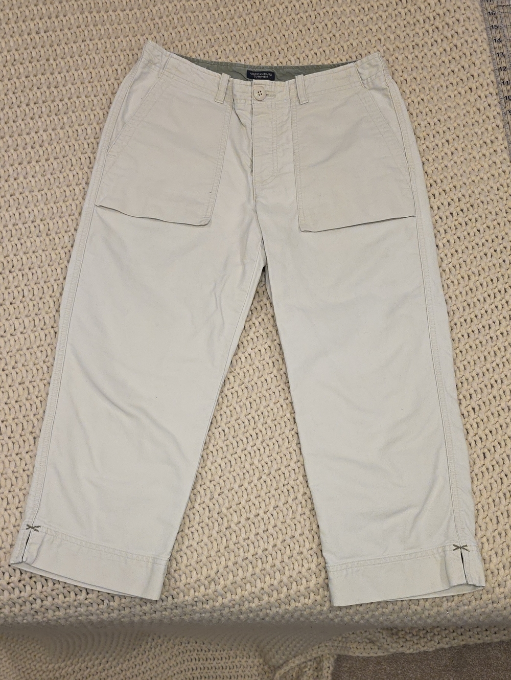 American Eagle Outfitters Light Beige Cargo Pants